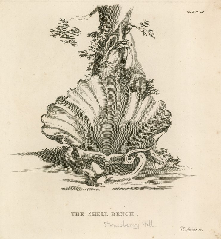 The Shell Bench, Strawberry Hill, London alkotó: English School
