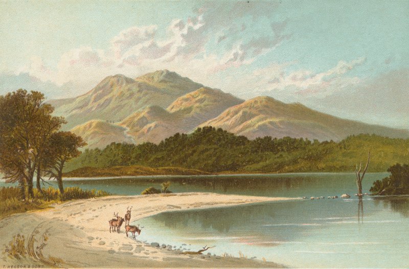 Az ezüst szál – Loch Katrine alkotó: English School