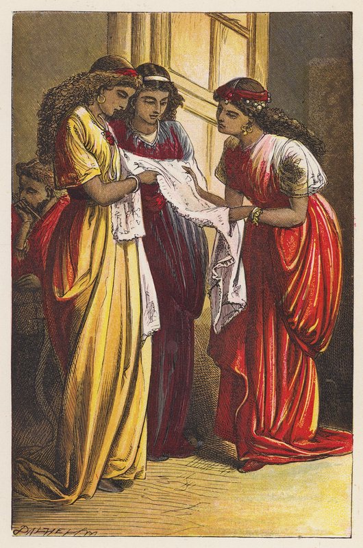 A nővérek (színes litográfia) alkotó: English School