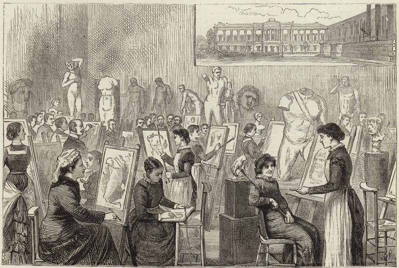 A Slade Képzőművészeti Iskola alkotó: English School