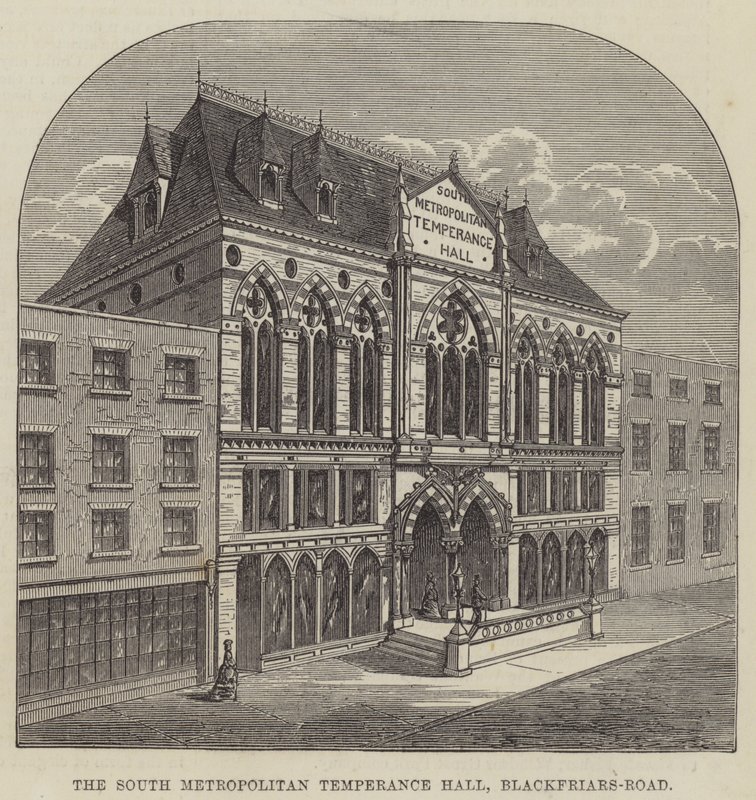 The South Metropolitan Temperance Hall, Blackfriars-Road (metszet) alkotó: English School