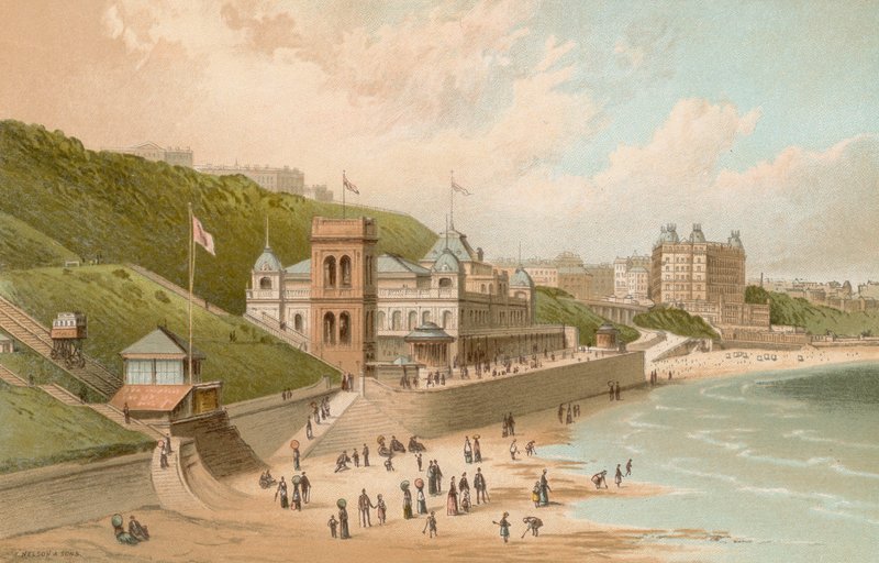 The Spa és South Cliff – Scarborough alkotó: English School