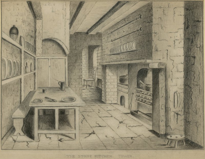 A kőkonyha a londoni Towerben alkotó: English School