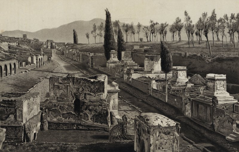 A sírok utcája, Pompei alkotó: English School