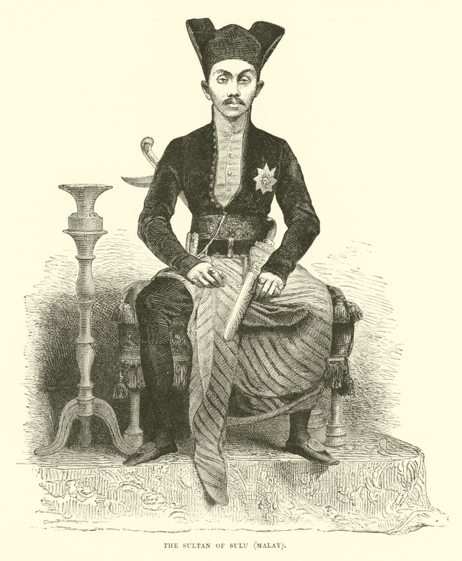 Sulu szultána, maláj alkotó: English School