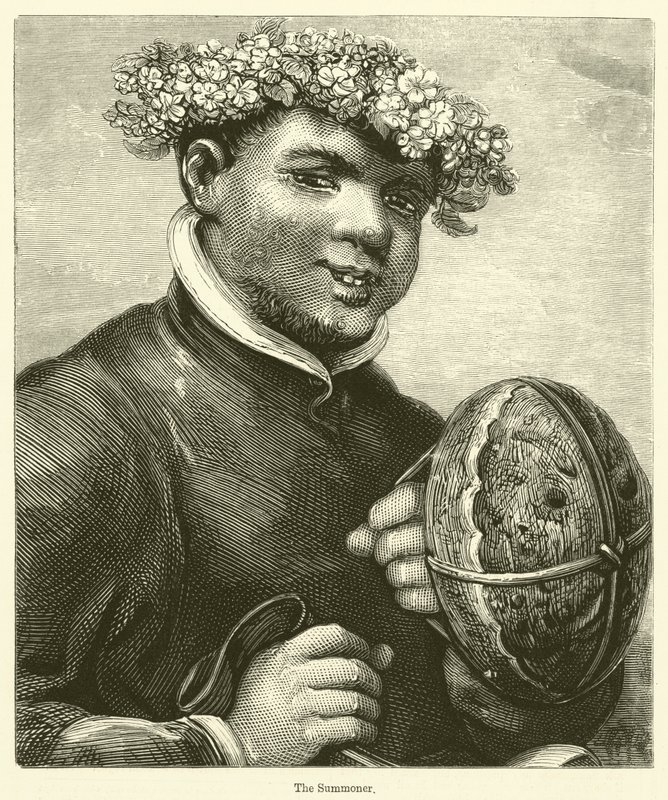 The Summoner (metszet) alkotó: English School