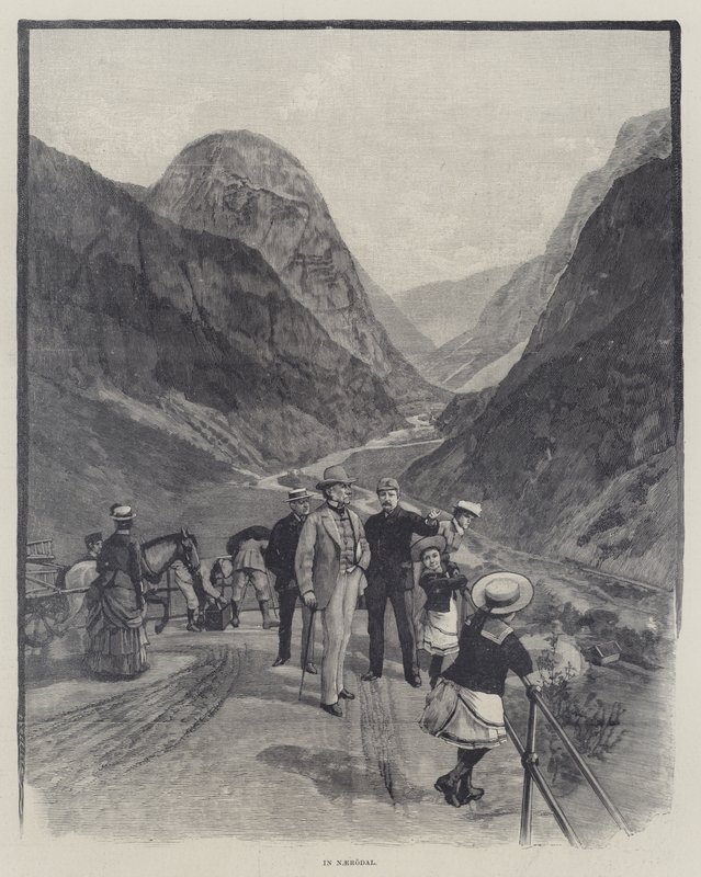 A „napsugár” Norvégiában, Lady Brassey (metszet) alkotó: English School