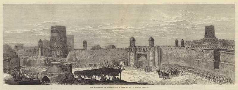 Khiva átadása (metszet) alkotó: English School