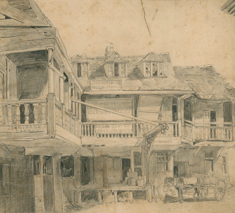 A Tabard Inn, Southwark alkotó: English School