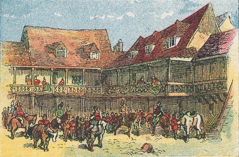 The Tabbard Inn, Southwark alkotó: English School