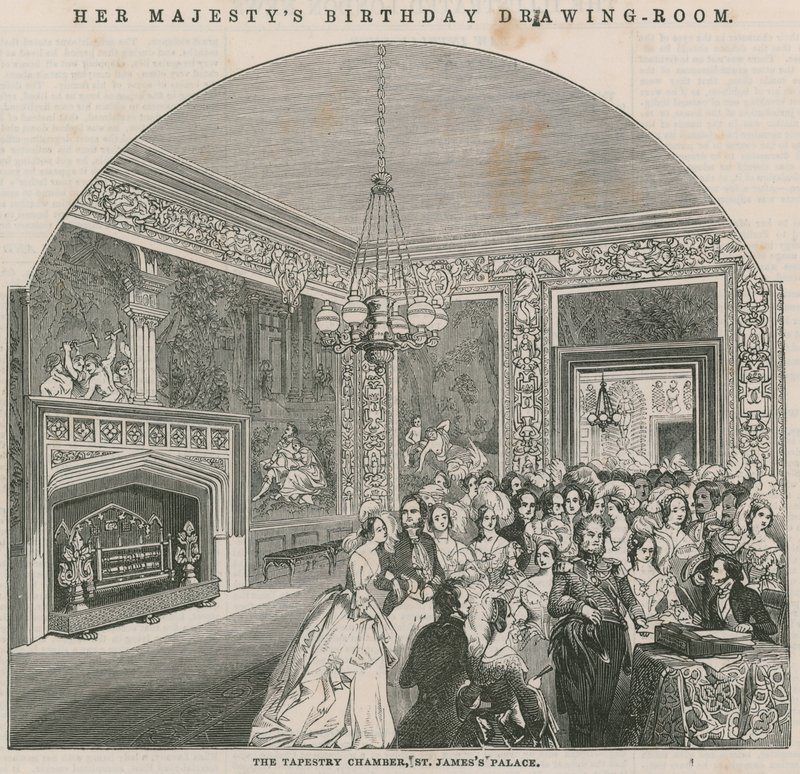 A gobelinkamra a Szent Jakab-palotában alkotó: English School