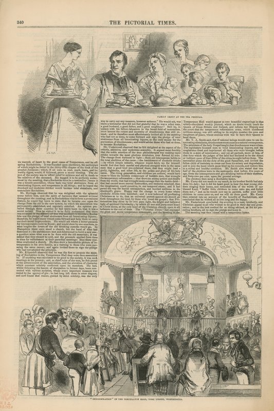 A mértékletességi mozgalom alkotó: English School