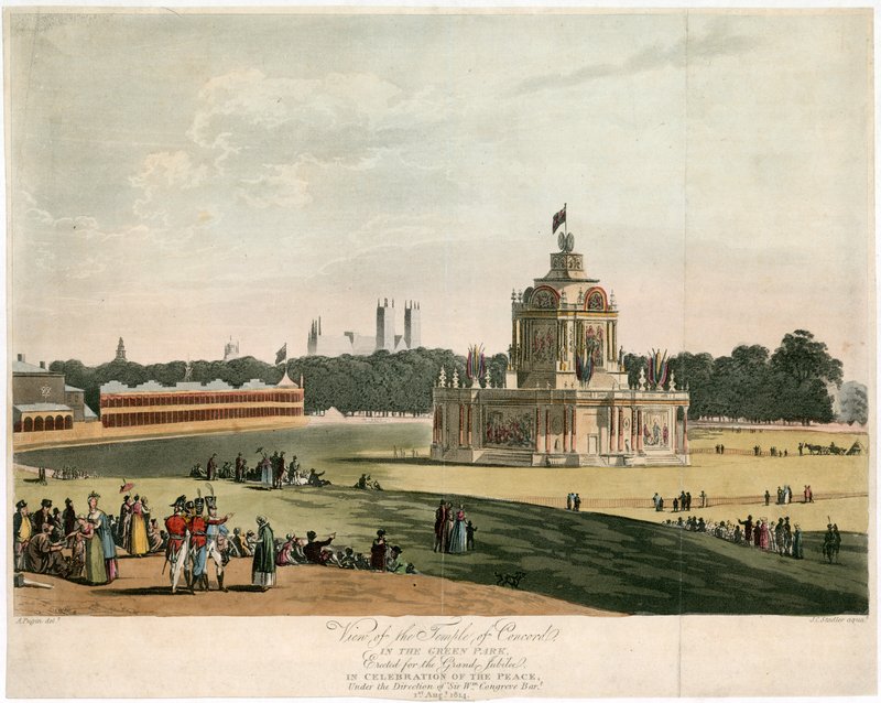 A Concord temploma az 1814-es békére épült alkotó: English School