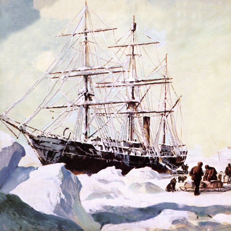 A Terra Nova az Antarktiszon alkotó: English School
