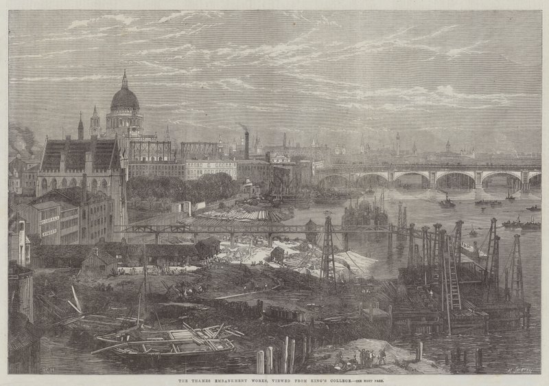 The Thames Embankment Works, a King