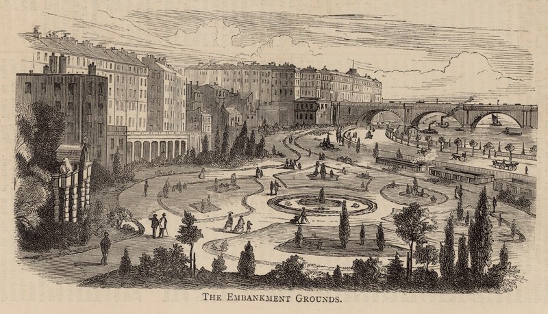 A Temze Embankment területe alkotó: English School