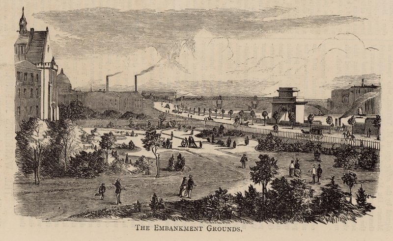 A Temze Embankment területe alkotó: English School