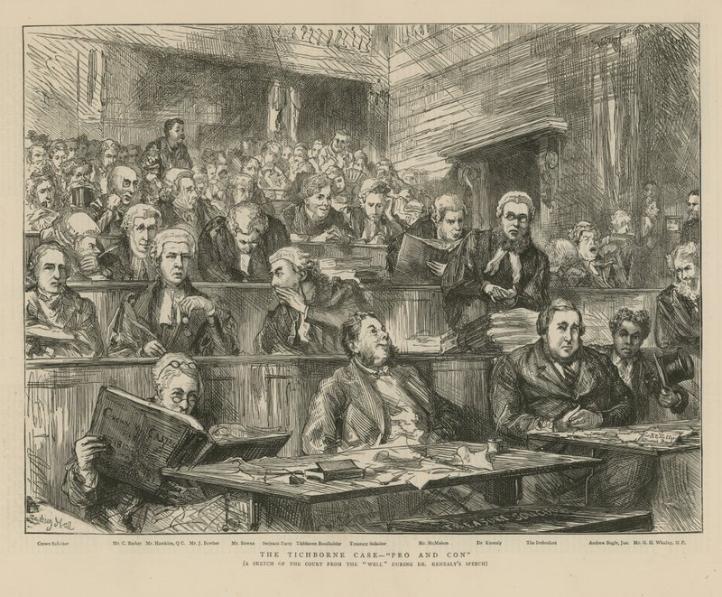 A Tichborne-igénylő alkotó: English School