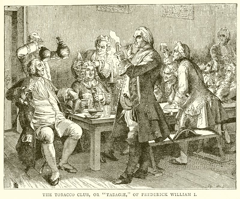 I. Frederick William Tobacco Clubja vagy Tabagie alkotó: English School
