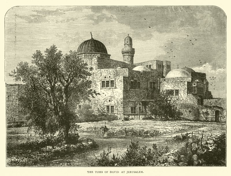 Dávid sírja Jeruzsálemben alkotó: English School