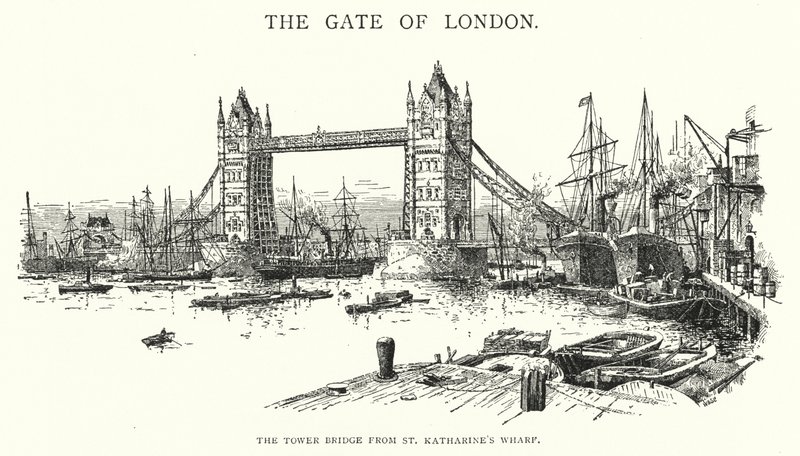 A Tower Bridge a St Katharine
