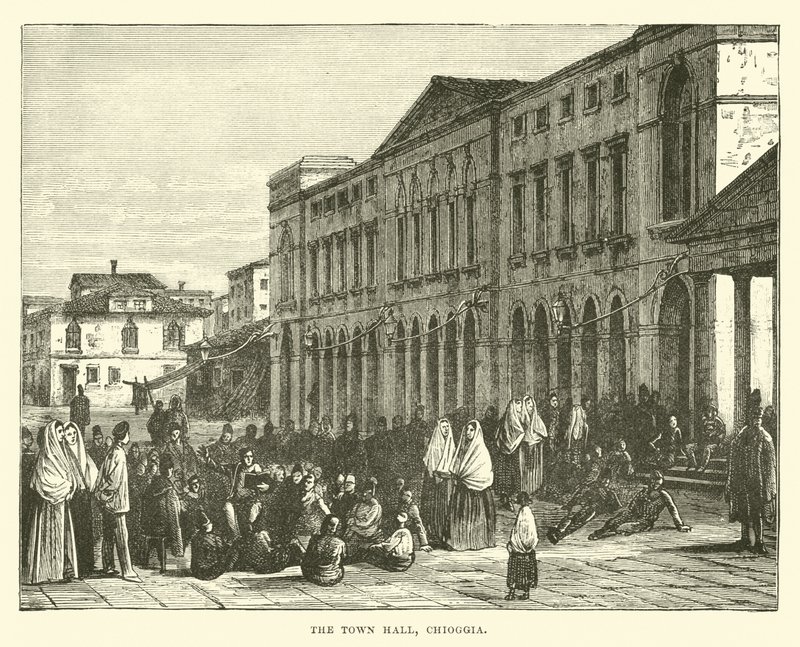 A városháza, Chioggia alkotó: English School