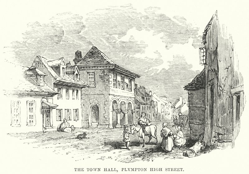 A városháza, Plympton High Street (metszet) alkotó: English School