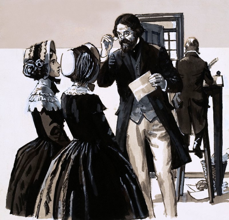 Brontes tragédiája (guache papíron) alkotó: English School