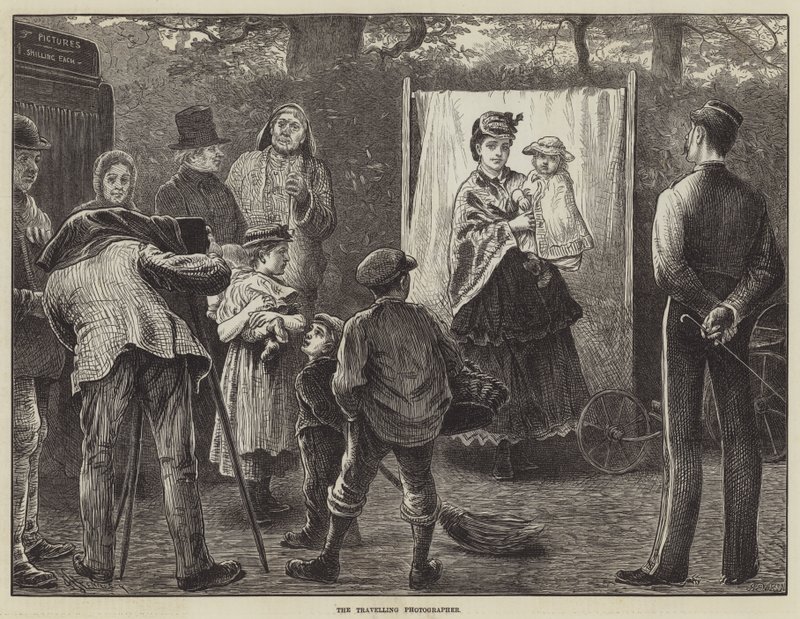Az utazó fotós (metszet) alkotó: English School
