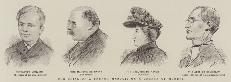Egy francia márki pere gyilkosság vádjával alkotó: English School