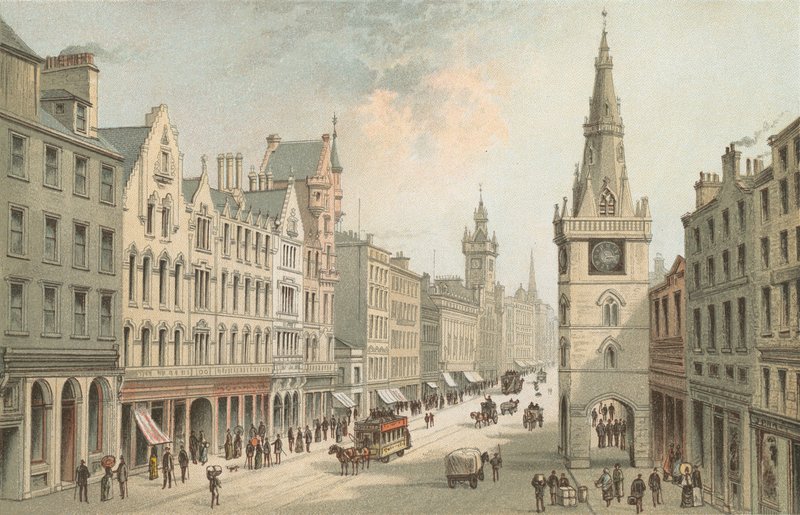 A Trongate - Glasgow alkotó: English School