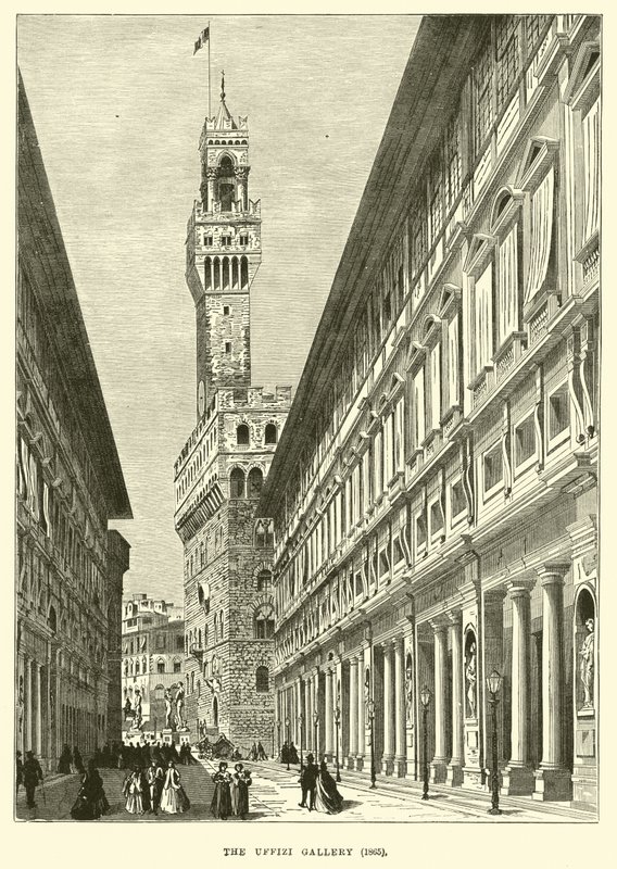 Az Uffizi Képtár, 1865 alkotó: English School