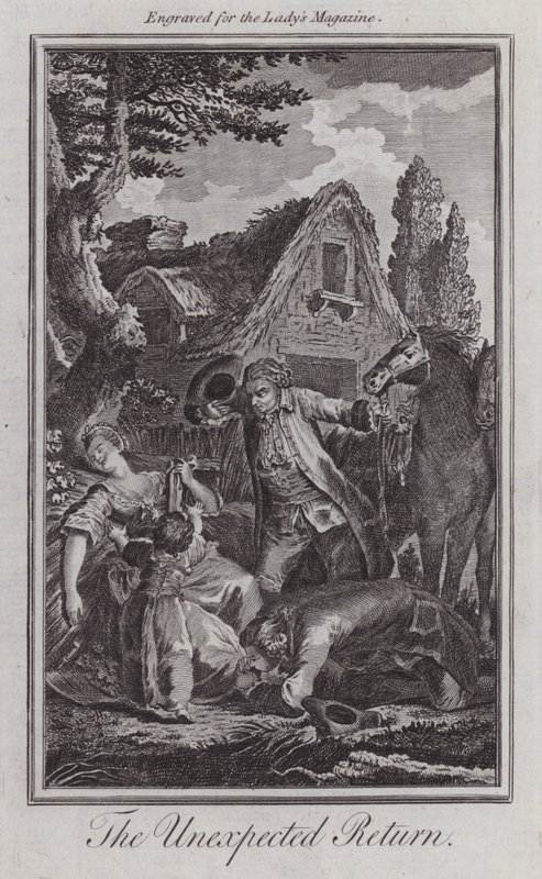 A váratlan visszatérés (metszet) alkotó: English School