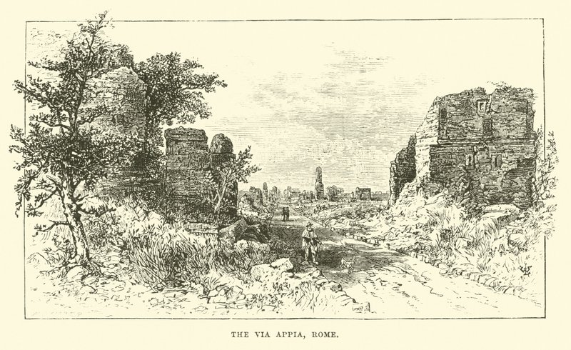 A Via Appia, Róma alkotó: English School