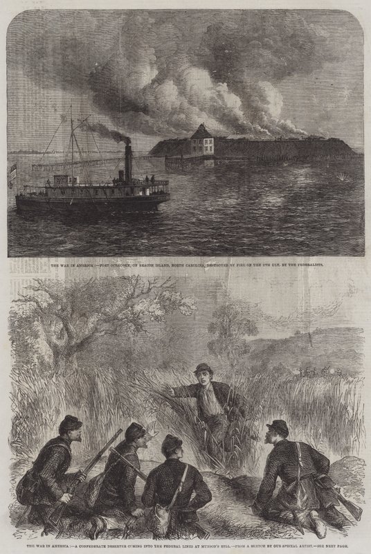A háború Amerikában (metszet) alkotó: English School