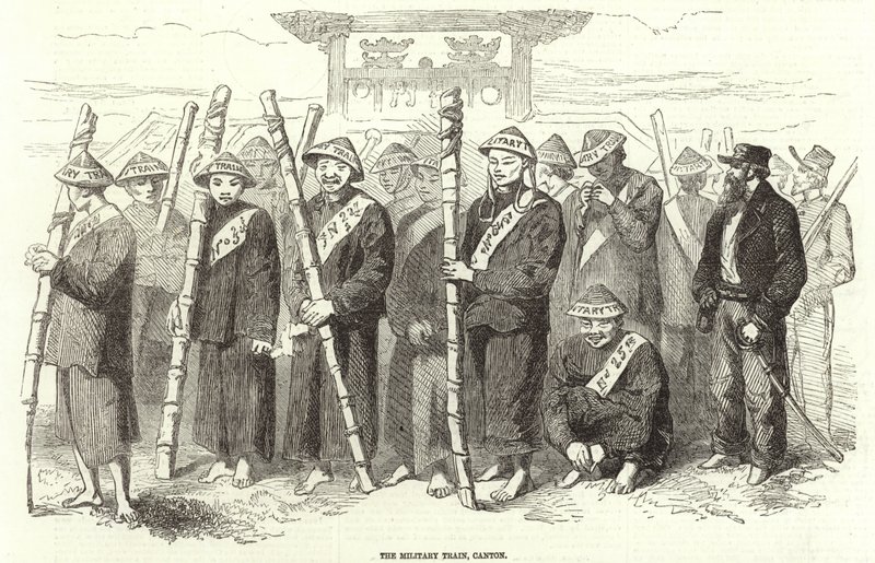 A háború Kínában alkotó: English School