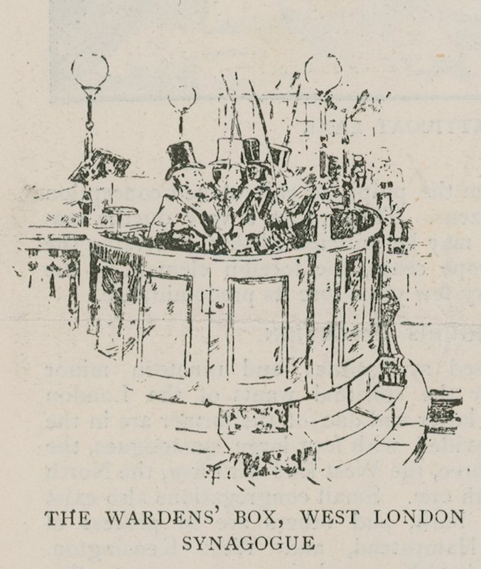 The Wardens Box, Nyugat-London Zsinagóga alkotó: English School