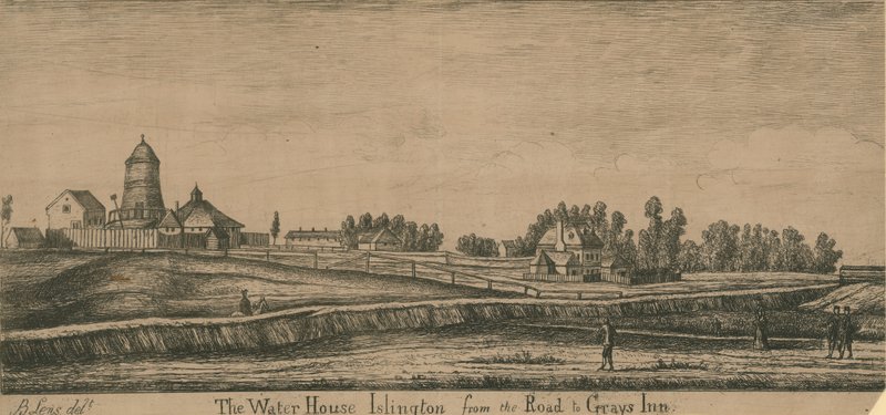 The Water House, Islington, a Grays Inn felé vezető úttól alkotó: English School