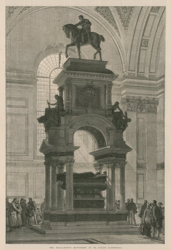 A Wellington-emlékmű a Szent Pál-székesegyházban alkotó: English School