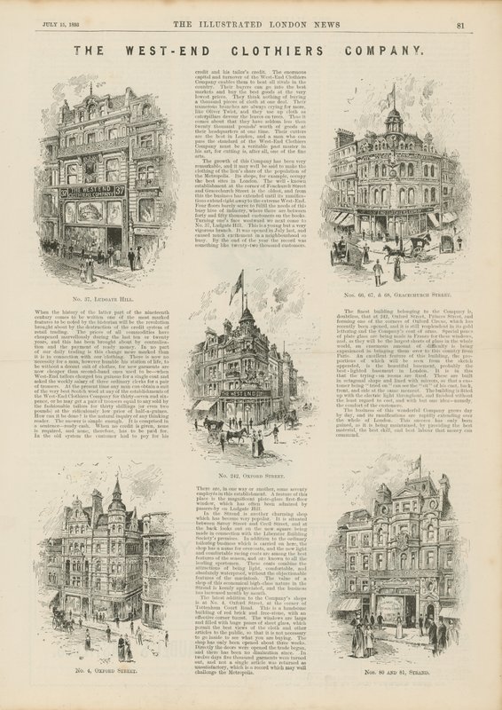 A West End Clothiers Company alkotó: English School