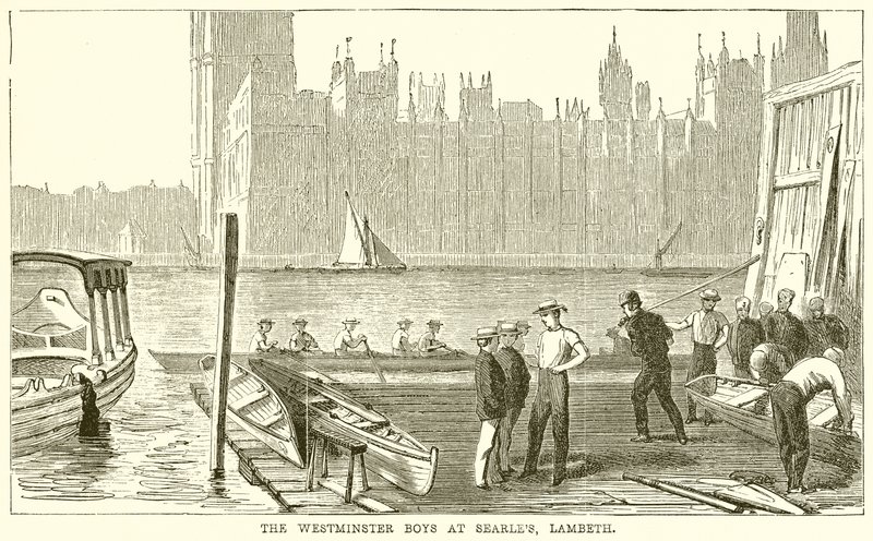 A Westminster fiúk Searlesben, Lambeth alkotó: English School