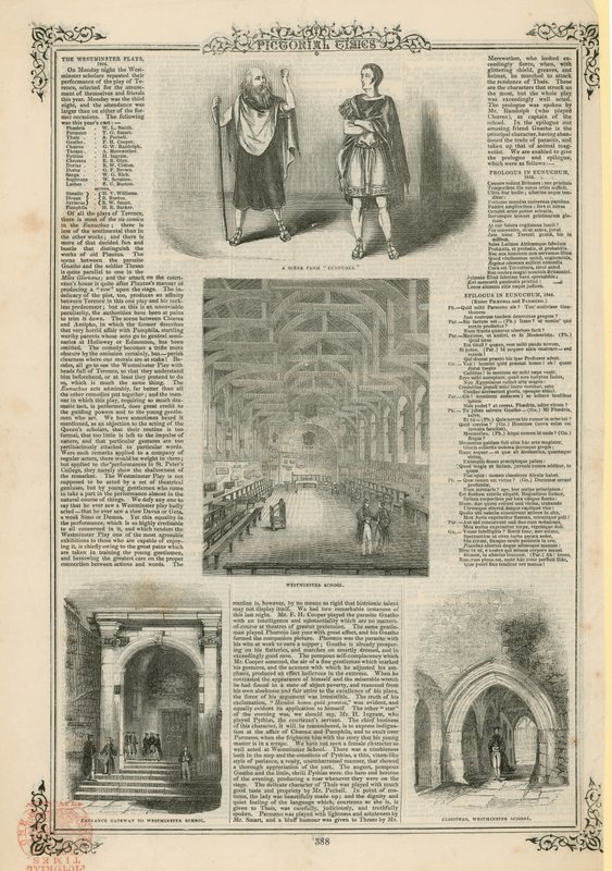 A Westminster Plays alkotó: English School
