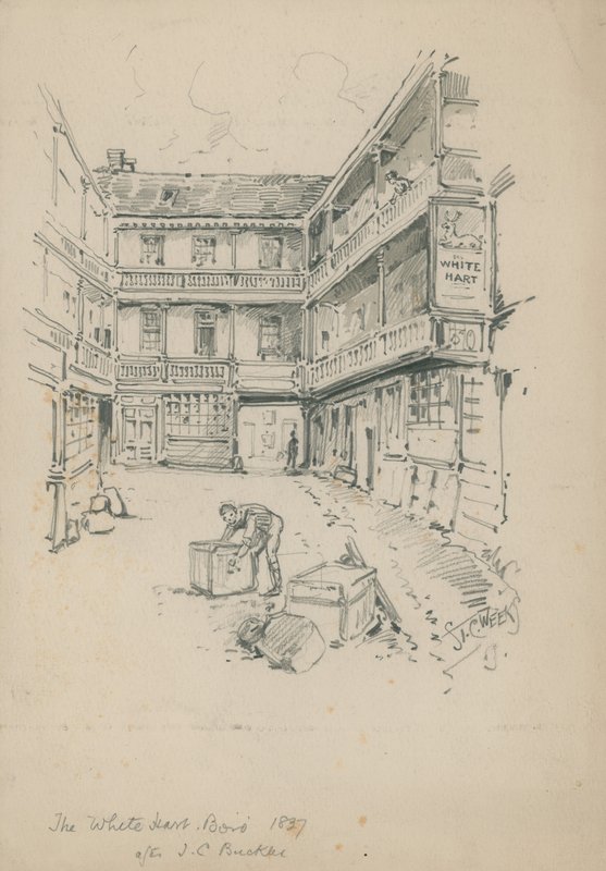 The White Hart, Southwark alkotó: English School