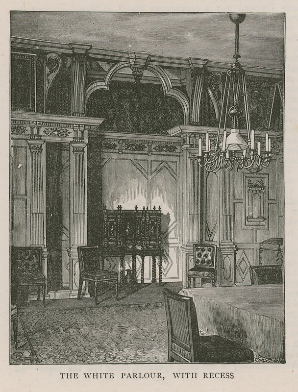 The White Parlour, mélyedéssel, Holland House alkotó: English School