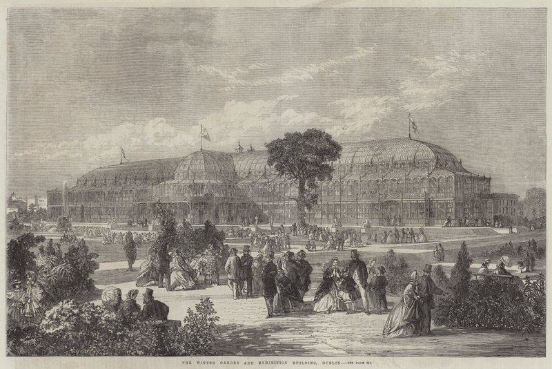 The Winter Garden and Exhibition Building, Dublin (metszet) alkotó: English School