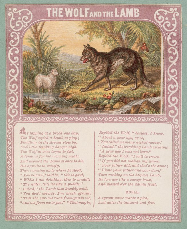 A Farkas és a Bárány alkotó: English School