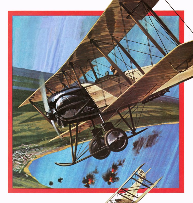 A fából készült harcos, vagy AVRO 504 alkotó: English School