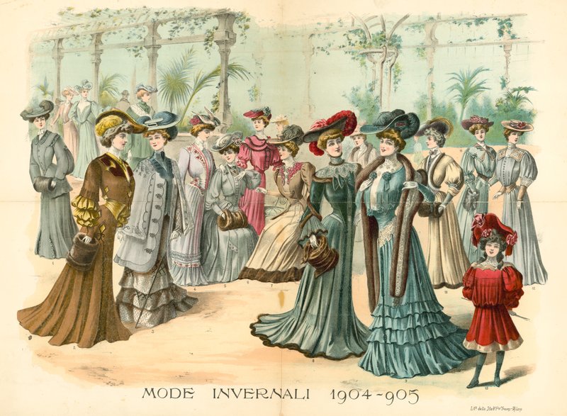 The Young Ladies Journal: Mode Invernali, 1904-05 alkotó: English School