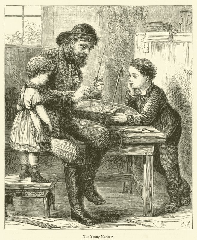 A fiatal tengerész (metszet) alkotó: English School