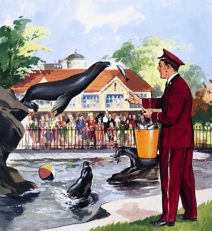 Az állatkert őrzője alkotó: English School